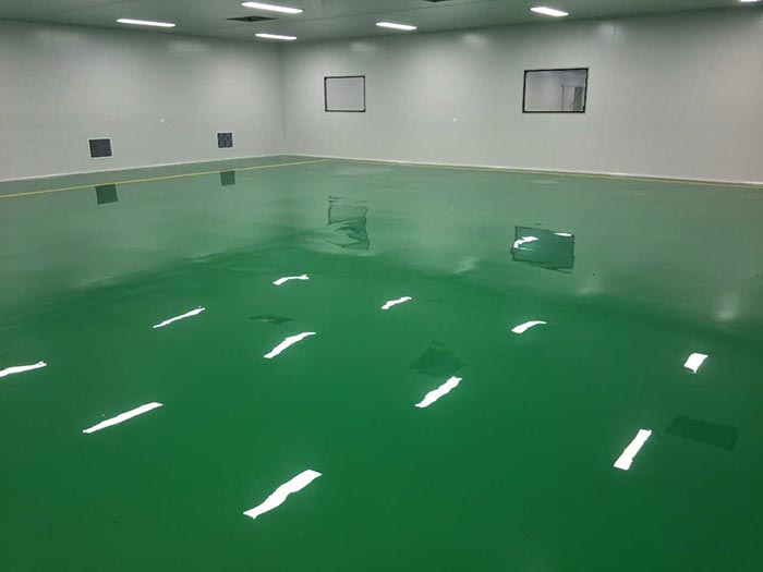 沧州美枣王自流平地坪施工完成