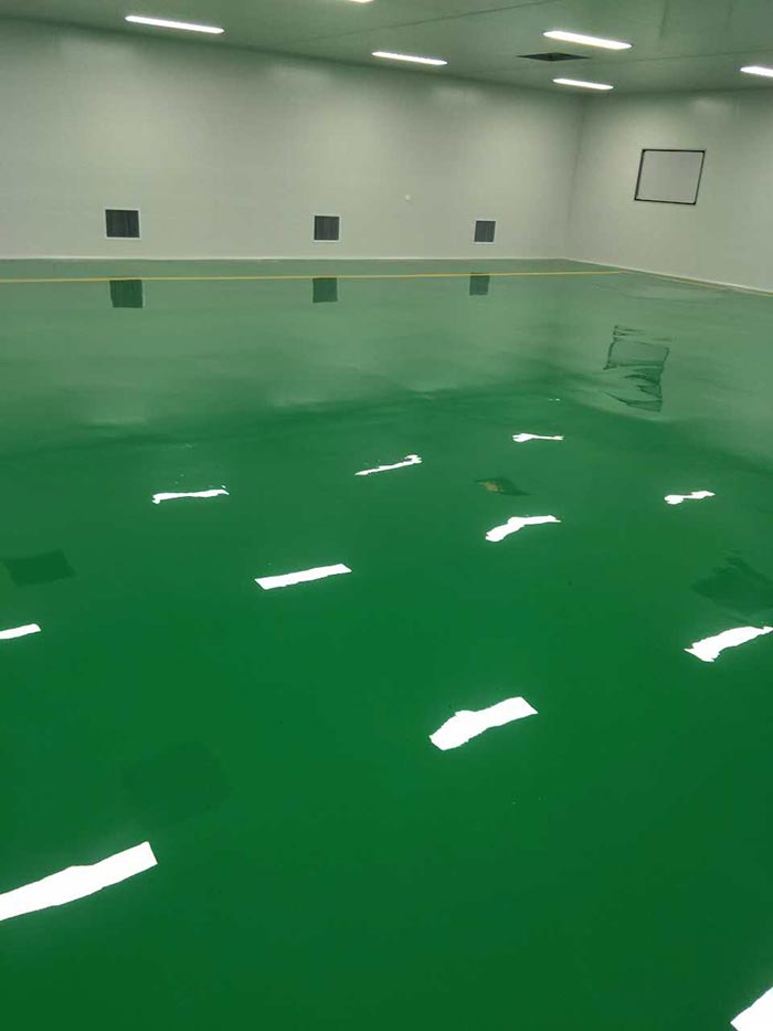 沧州美枣王自流平地坪施工完成